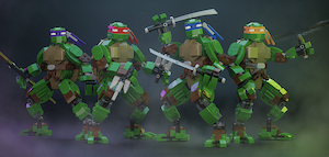 LEGO Teenage Mutant Ninja Turtles fan designs